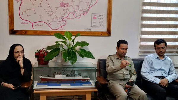 دیدار رئیس اداره حفاظت محیط‌زیست و ریاست و هیات امنای خانه محیط‌زیست محمودآباد با رئیس دادگستری و دادستان شهرستان