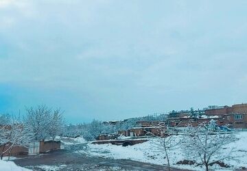 زمستان در بهار روستای استای تایباد