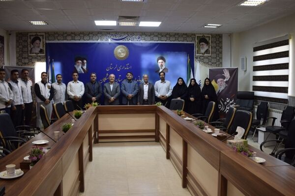 دیدار مدیر و کارکنان اداره بهزیستی رومشکان با فرماندار و امام جمعه