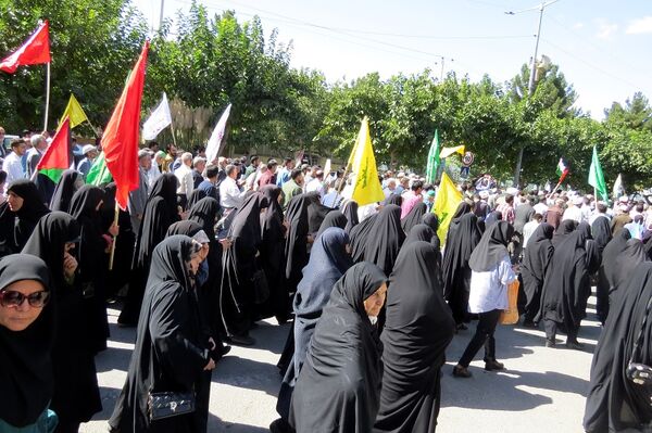 راهپیمایی سراسری محکومیت جنایات رژیم صهیونیستی شهرستان بجنورد