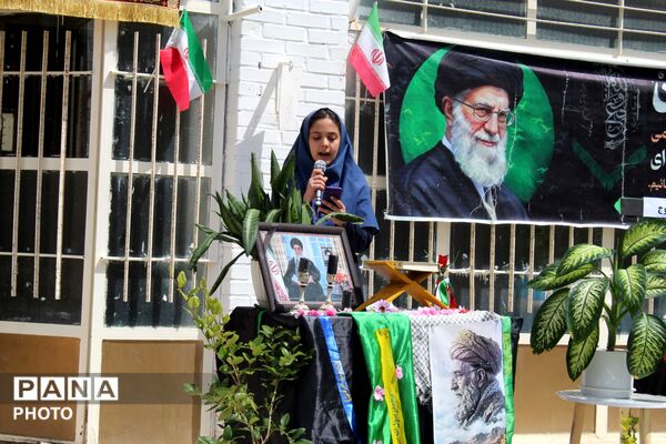 کاشت نهال همزمان با چهلمین روز شهادت فرشتگان میناب 