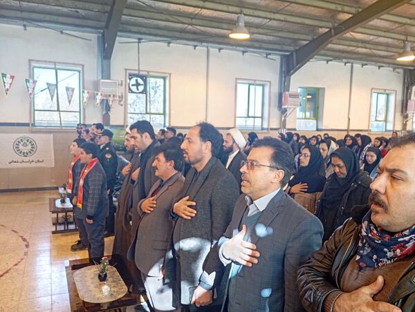 برگزاری مراسم زنگ انقلاب در فاروج