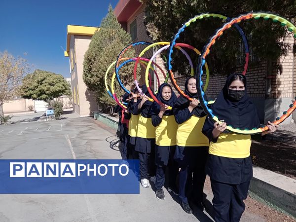 برگزاری المپیاد ورزشی در دبیرستان سرهنگ غفوری شهرستان تفرش