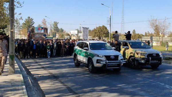  بدرقه باشکوه شهید خوشنام دفاع مقدس در سرخس