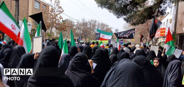 راهپیمایی باشکوه مردم باخرز در روز جهانی قدس، فریاد خونخواهی و آزادی در آخرین جمعه ماه رمضان