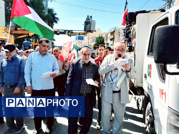 راهپیمایی روز قدس در بوشهر