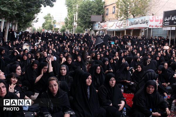  لبیک عاشورایی مردم نظرآباد در غروب دلتنگی کربلا