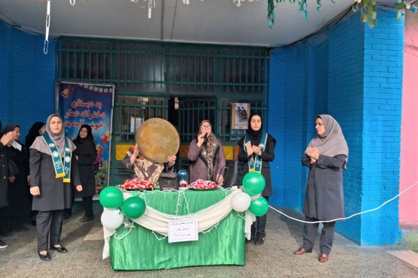 جشن ولادت امام زمان(عج) در دبستان عمار رباط‌کریم