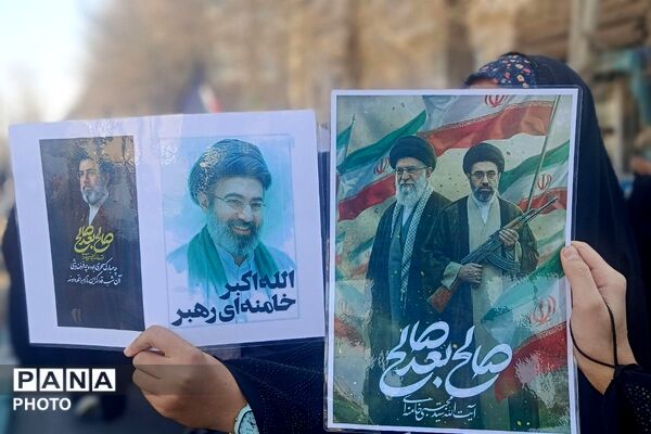 دست خدا بر سر ماست خامنه ای رهبر ماست 