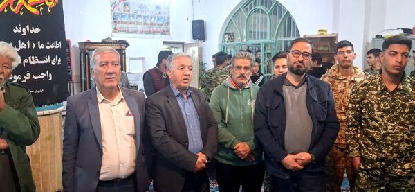 عزاداری دهه دوم فاطمیه با حضور شهید گمنام در دهستان شوراب صغیر  