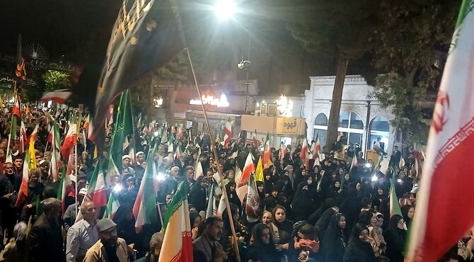 مراسم گرامیداشت شهادت رهبر امت در حسینیه امام خمینی نیشابور
