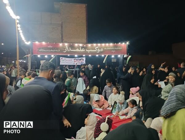 برپایی غرفه کودک در شهرستان خلیل‌آباد 