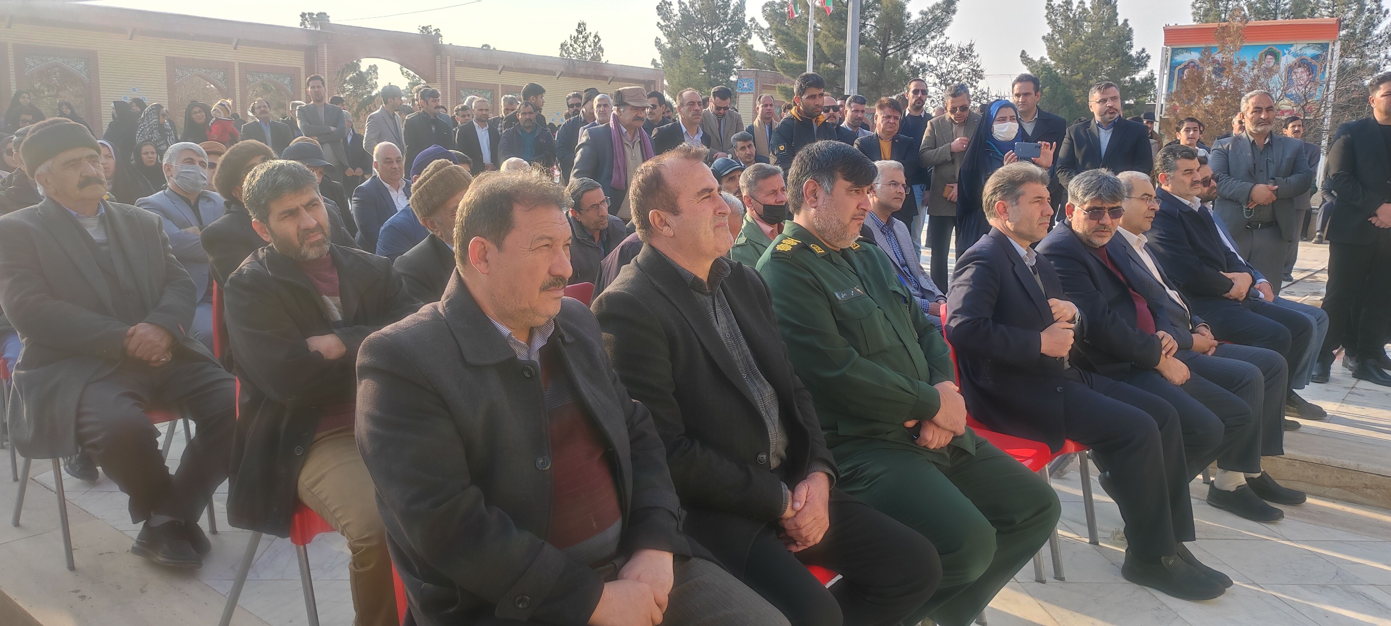 جشن پدران آسمانی در گلزار شهدای شهر زیارت