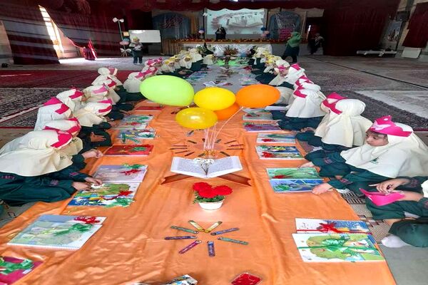 برگزاری جشن قرآن در دبستان دخترانه شاهد
