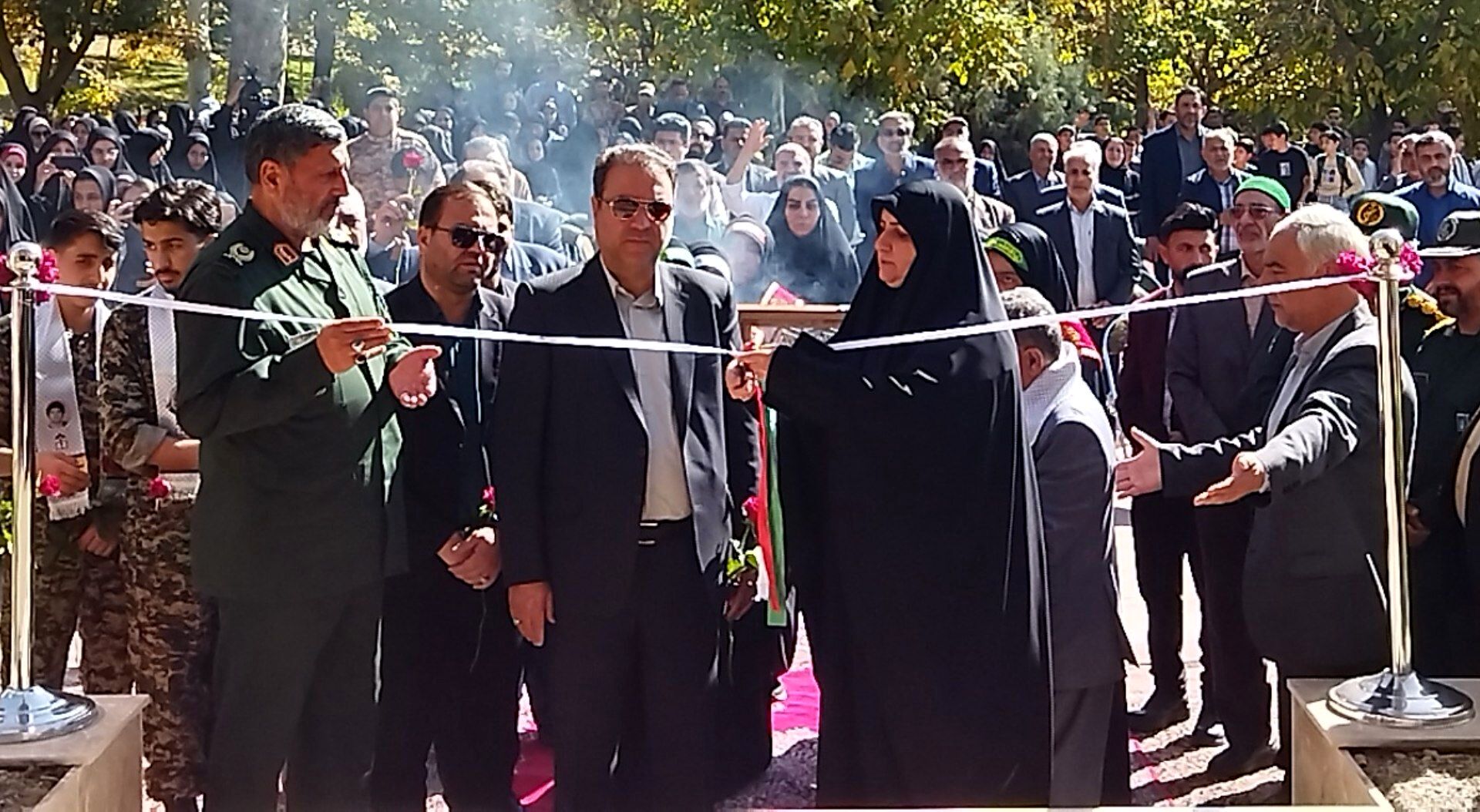  آیین افتتاحیه یادمان شهید دانش آموز اردوگاه باغرود نیشابور