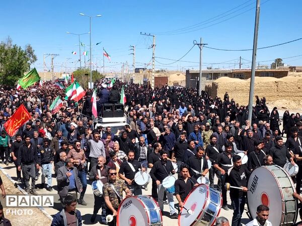 تشییع باشکوه  دومین شهید ابرکوه