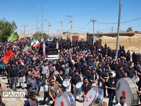 تشییع باشکوه  دومین شهید ابرکوه