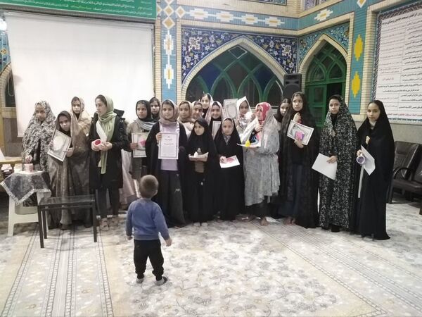 قرائت دعای ام داوود در مسجد جامع روستای مزده خلیل آباد
