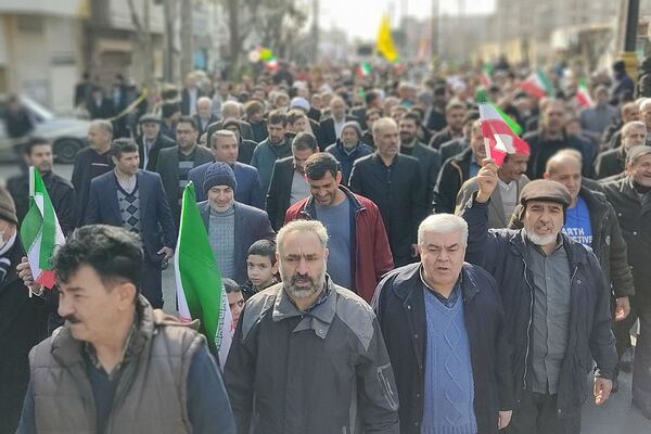 راهپیمایی ۲۲بهمن در کهریزک و باقرشهر