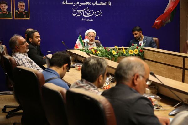 نشست خبری جمعیت حامیان انقلاب اسلامی در قم