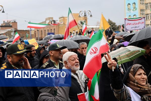 راهپیمایی 22 بهمن در آذربایجان غربی