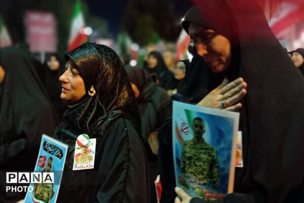 شور و حماسه مردمی در شهرستان قرچک در تجمعات مردمی