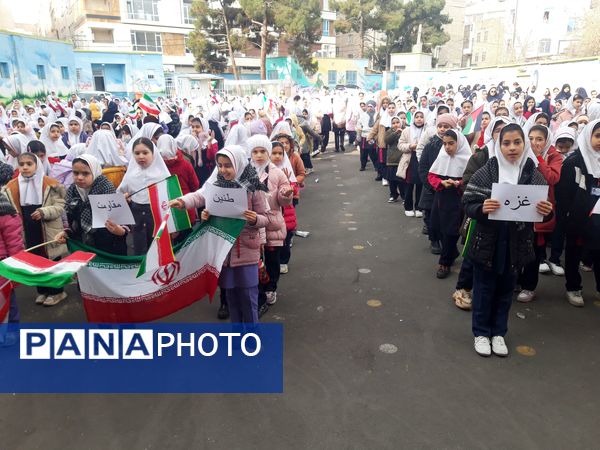 برپایی جشن طنین مقاومت در مدارس شهرستان قدس