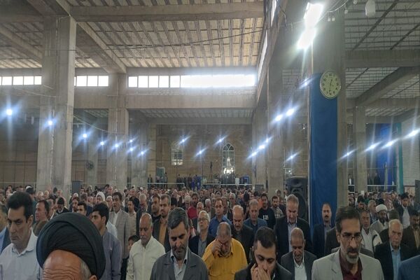 برپایی نماز جمعه و بزرگداشت روز معلم در  مسجد جامع نیشابور