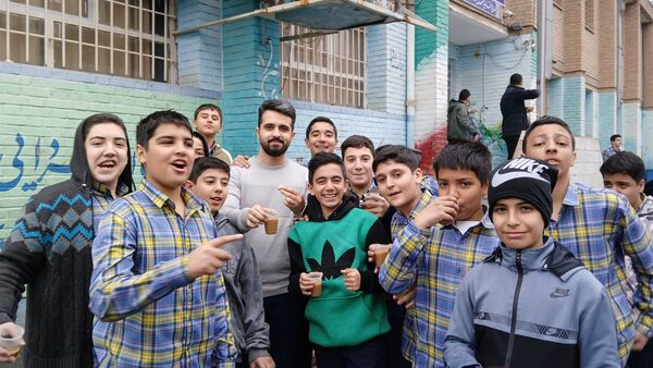 برپایی موکب در دبیرستان شهید بابایی به مناسبت بعث پیامبر‌(ص)