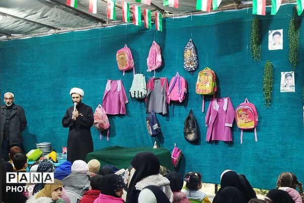 حضور مردم ولایت‌مدار اسلامشهر در اربعین رهبر معظم انقلاب و کودکان میناب