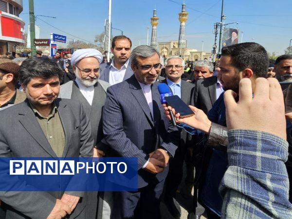 مشهد، حماسه‌ای به وسعت قدس؛ طنین فریاد مقاومت در خیابان‌ها