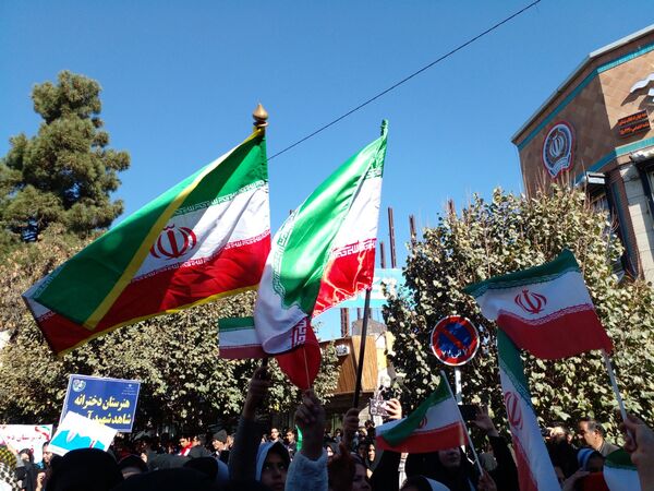 راهپیمایی ۱۳ آبان و روز دانش آموز در نیشابور 