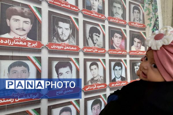 غبارروبی مزار شهدا در امام زاده حسن(ع) نسیم‌شهر