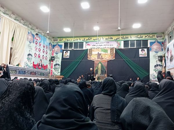 سومین شب عزاداری سیدالشهدا (ع) در فرح‌آباد کاشمر