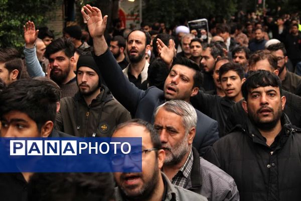 مراسم تشییع شهدای خدمت در تبریز 