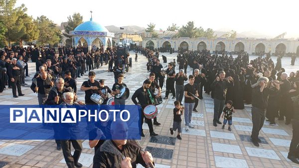 عزاداری هیئت‌های مذهبی در بارگاه منور امام زاده محمد عابد کاخک