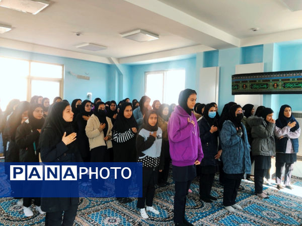 گرامیداشت ایام فاطمیه در مدرسه اسماء غلامان