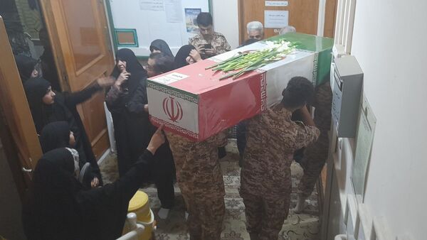 شهید گمنام مهمان محله الهیه شد