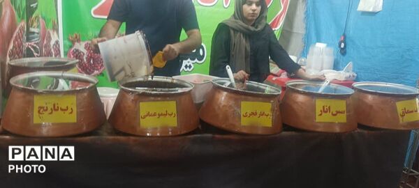 نمایشگاه پسته و محصولات غذایی در شهر احمدآباد اردکان