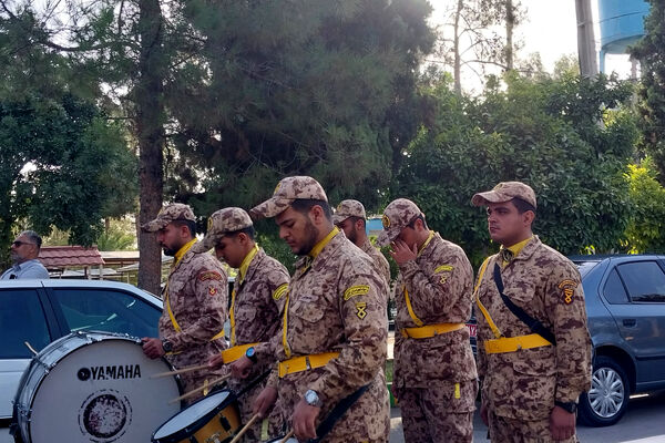 غبار روبی گلزار شهدا شیراز