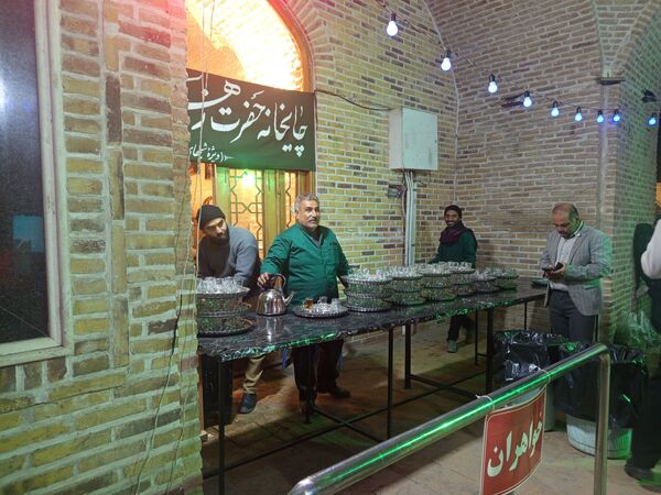 چایخانه حضرت زهرا در مسجد جامع نیشابور 
