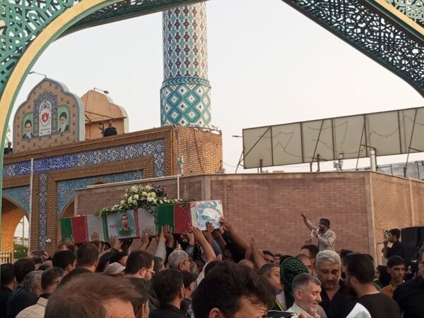 تشییع باشکوه پیکر شهید مبارزه با اسرائیل جنایتکار