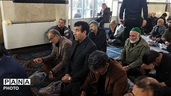 عزاداری مردم نیشابور برای شهادت رهبر عزیز انقلاب اسلامی 