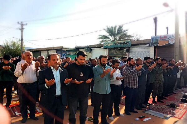 اقامه نماز عید سعید فطر در باشت