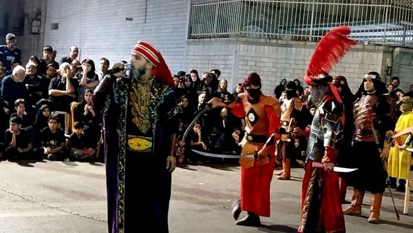 تعزیه‌خوانی در مسجد الهادی اهواز