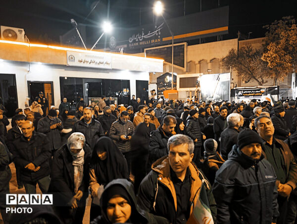 حضور ملت غیور بجنورد در شهرستان بجنورد  پی شهادت رهبر انقلاب 
