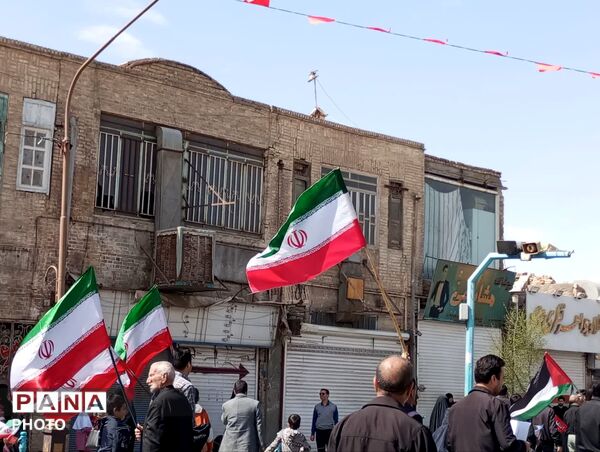 راهپیمایی روز قدس در شهر جهانی یزد