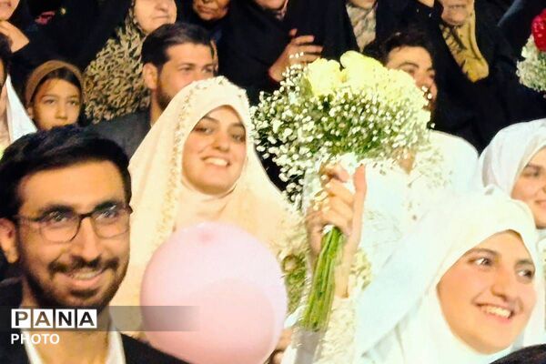 مراسم ازدواج آسان ۴۷ زوج جان فدا در شهرری