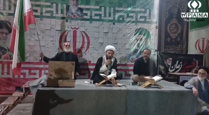 محفل باشکوه انس با قرآن در جوار بقعه آیت‌الله فاضل گروسی