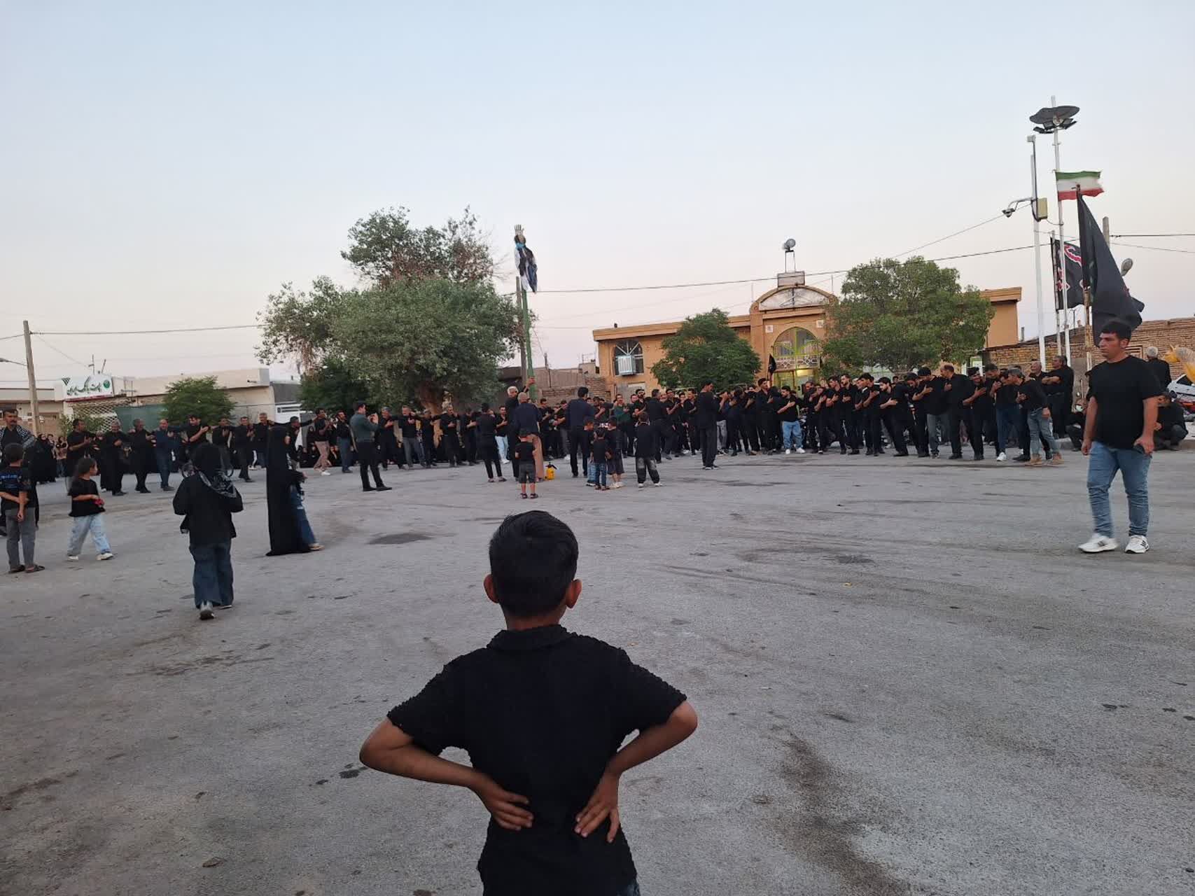 مراسم عصر روز عاشورا در روستای احمد آباد